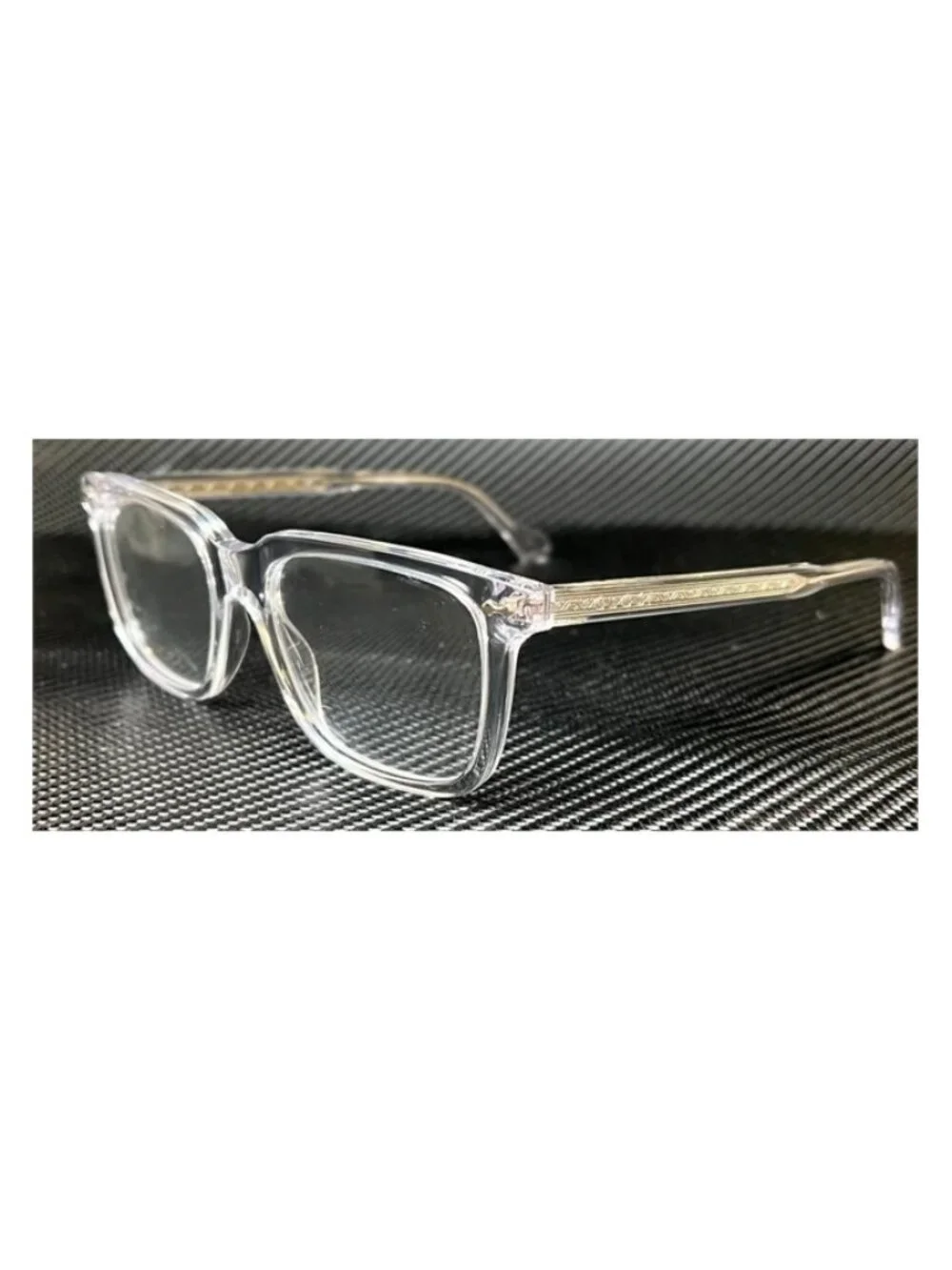 New Gucci Men Crystal Transparent Eyeglasses 53-18-140